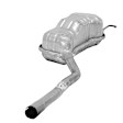 7523 Passenger Side Muffler, Natural, 2.8L, 6Cyl
