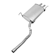7527 Muffler, Natural, Welded Assembly, Replaces Dual & Single Outlet