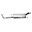 7528 Muffler, Natural, Turbocharged, Front Wheel Drive, Welded Assembly