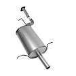 7530 Muffler, Natural, Welded Assembly