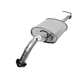 7539 Muffler, Natural, Sedan, Welded Assembly