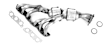 754276 Front Catalytic Converter, 3.0L, 6Cyl, CARB and Federal EPA Standards, 50-state Legal, Direct Fit
