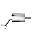 7542 Muffler, Natural, 4-Door, Sedan, Welded Assembly
