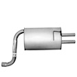 7545 Muffler, Natural, Welded Assembly