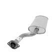 7550 Driver or Passenger Side Muffler, Natural, 3.5L, 6Cyl