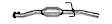 755147 Rear Catalytic Converter, 2.4L, 4Cyl, CARB and Federal EPA Standards, 50-state Legal, Direct Fit
