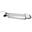 7551 Driver or Passenger Side Muffler, Natural, 3.5L, 6Cyl