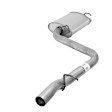 7552 Muffler, Natural, Welded Assembly, Standard Wheel Base