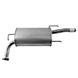7566 Passenger Side Muffler, Natural, 3.5L, 6Cyl