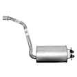 7653 Driver or Passenger Side Muffler, Natural, 2.6L, 6Cyl