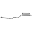 7670 Driver or Passenger Side Muffler, Natural, 2.7L, 6Cyl