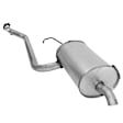 7673 Driver or Passenger Side Muffler, Natural, 2.7L, 6Cyl