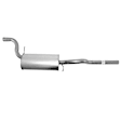 7678 Muffler, Natural, Welded Assembly, with Stow and Go"" Option"