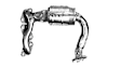 771025 Front, Driver Side Catalytic Converter, 3.0L, 6Cyl, CARB and Federal EPA Standards, 50-state Legal, Direct Fit
