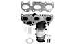 771061 Front, Passenger Side Catalytic Converter, CARB and Federal EPA Standards, 50-state Legal, Direct Fit