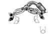 771190 Front Catalytic Converter, 2.0L, 4Cyl, CARB and Federal EPA Standards, 50-state Legal, Direct Fit