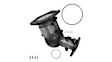 771410 Front, Driver Side Catalytic Converter, 3.5L, 6Cyl, CARB and Federal EPA Standards, 50-state Legal, Direct Fit