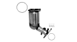 771411 Front, Passenger Side Catalytic Converter, 3.5L, 6Cyl, CARB and Federal EPA Standards, 50-state Legal, Direct Fit