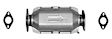 772409 Catalytic Converter, CARB and Federal EPA Standards, 50-state Legal, Direct Fit