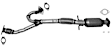 772794 Center Catalytic Converter, CARB and Federal EPA Standards, 50-state Legal, FWD, Direct Fit