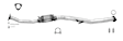 772800 Rear Catalytic Converter, 2.5L, 4Cyl, CARB and Federal EPA Standards, 50-state Legal, Direct Fit