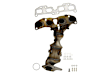 774108 Front Catalytic Converter, 2.5L, 4Cyl, CARB and Federal EPA Standards, 50-state Legal, Direct Fit