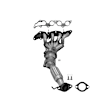 776008 Front Catalytic Converter, 2.5L, 4Cyl, CARB and Federal EPA Standards, 50-state Legal, Direct Fit