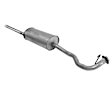 7885 Driver or Passenger Side Muffler, Natural, 3.3L, 6Cyl