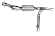 912056 Passenger Side Catalytic Converter, 4.6L, 8Cyl, CARB and Federal EPA Standards, 50-state Legal, RWD, Direct Fit
