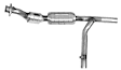 912056 Passenger Side Catalytic Converter, 4.6L, 8Cyl, CARB and Federal EPA Standards, 50-state Legal, RWD, Direct Fit