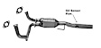 912666 Catalytic Converter, CARB and Federal EPA Standards, 50-state Legal, Direct Fit