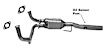 912666 Catalytic Converter, CARB and Federal EPA Standards, 50-state Legal, Direct Fit