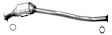 914463 Rear, Driver Side Catalytic Converter, 3.3L, 6Cyl, CARB and Federal EPA Standards, 50-state Legal, Direct Fit