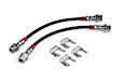 BRK00048 Braided Stainless Steel Brake Lines (Set of 2) - Rear