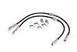 BRK00050 Braided Stainless Steel Brake Lines (Set of 2) - Front