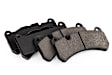 BRK00066 2-Piece Directional Series - 350mm. Slotted, Black Powdercoated 6-Piston Caliper, 2-Wheel Set   