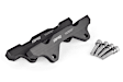 BRK00066 2-Piece Directional Series - 350mm. Slotted, Black Powdercoated 6-Piston Caliper, 2-Wheel Set   