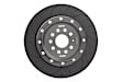 BRK00066 2-Piece Directional Series - 350mm. Slotted, Black Powdercoated 6-Piston Caliper, 2-Wheel Set   