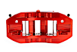 BRK00066 2-Piece Directional Series - 350mm. Slotted, Black Powdercoated 6-Piston Caliper, 2-Wheel Set   