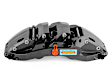 BRK00067 2-Piece Directional Series - 370mm. Slotted, Grey Powdercoated 6-Piston Caliper, 2-Wheel Set   