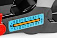 BRK00067 2-Piece Directional Series - 370mm. Slotted, Grey Powdercoated 6-Piston Caliper, 2-Wheel Set   