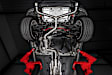 CBK0005 Conversion Kit Exhaust System, 2.0L, 4Cyl, Made of Stainless Steel, Performance Edition
