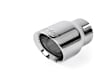TPK0006 Double-Walled 3.5in. Slash-Cut Tips (Polished Silver) - Set of 2