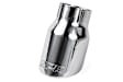 TPK0006 Double-Walled 3.5in. Slash-Cut Tips (Polished Silver) - Set of 2