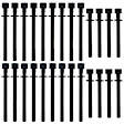 AHB537 APEX Cylinder Head Bolt Cylinder Head Bolt, Set of 26