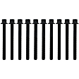 AHB558 APEX Cylinder Head Bolt Cylinder Head Bolt, Set of 10