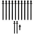 AHB936 APEX Cylinder Head Bolt Cylinder Head Bolt, Set of 12