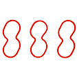 AMS2352 APEX Intake Manifold Gasket Intake Manifold Gasket - Set