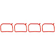 AMS2922 APEX Intake Manifold Gasket Intake Manifold Gasket - Set