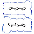 2012 Kia Sorento - Valve Cover Gasket, With Spark Plug Tube Seals, 6 Cyl 3.5L, APEX Valve Cover Gasket